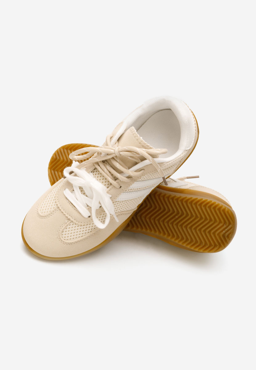 Beżowe sneakersy damskie Sharyl