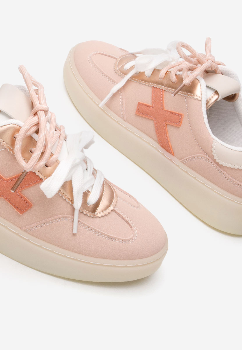 Różowe sneakersy damskie Livya