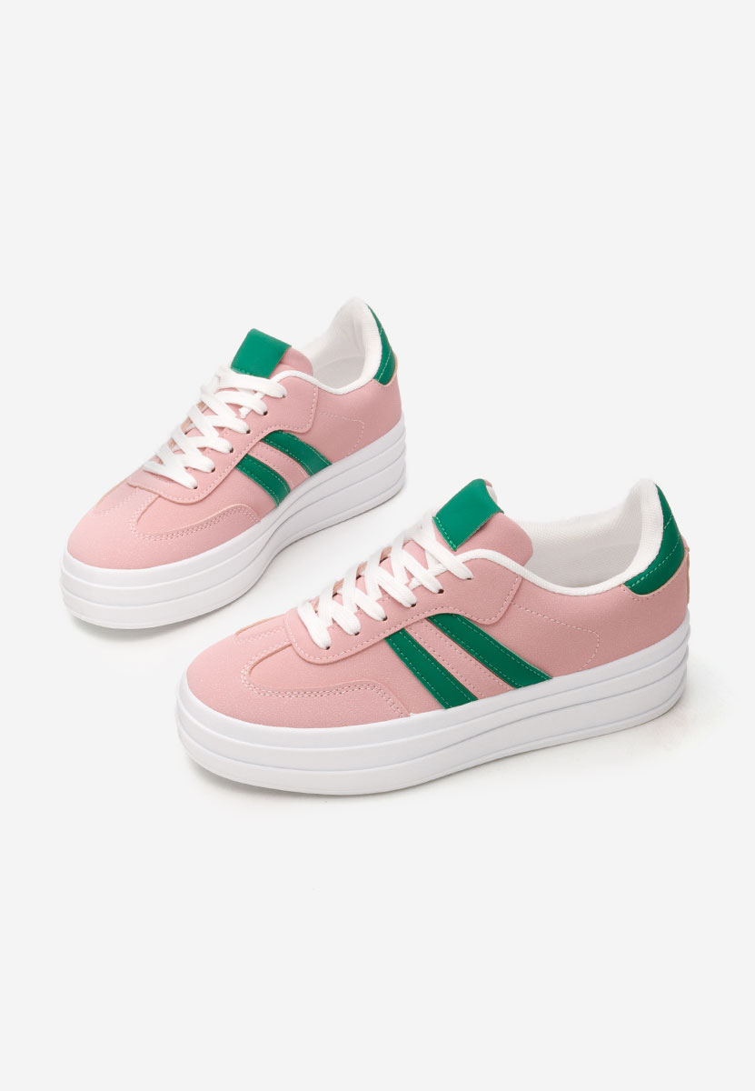 Różowe sneakersy damskie Allyna