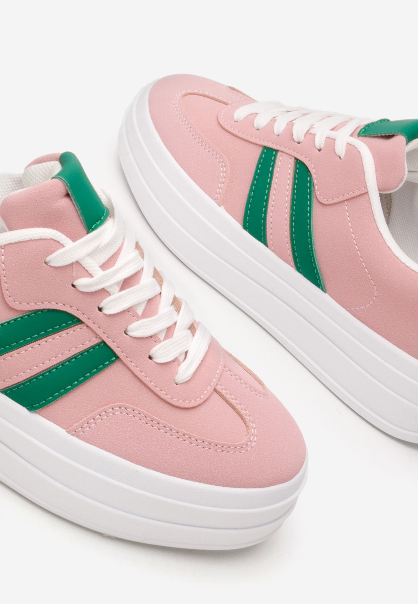 Różowe sneakersy damskie Allyna