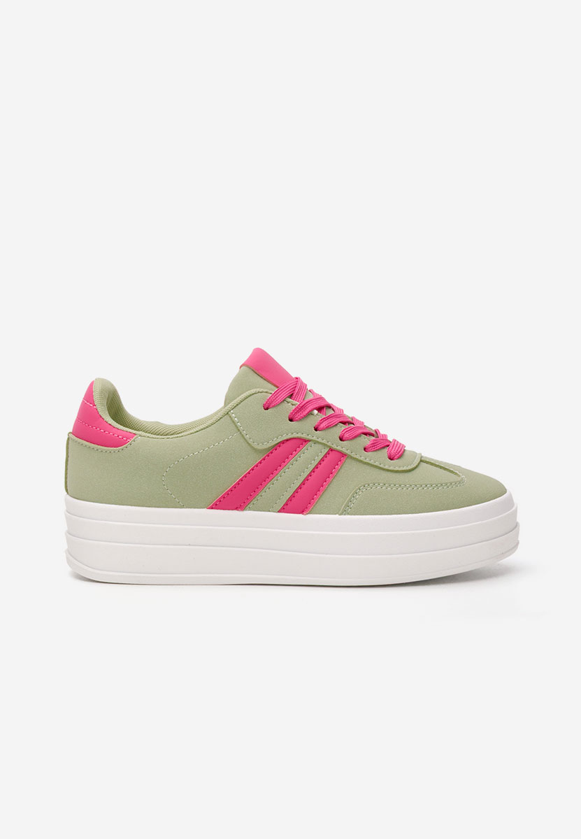 Zielone sneakersy damskie Allyna