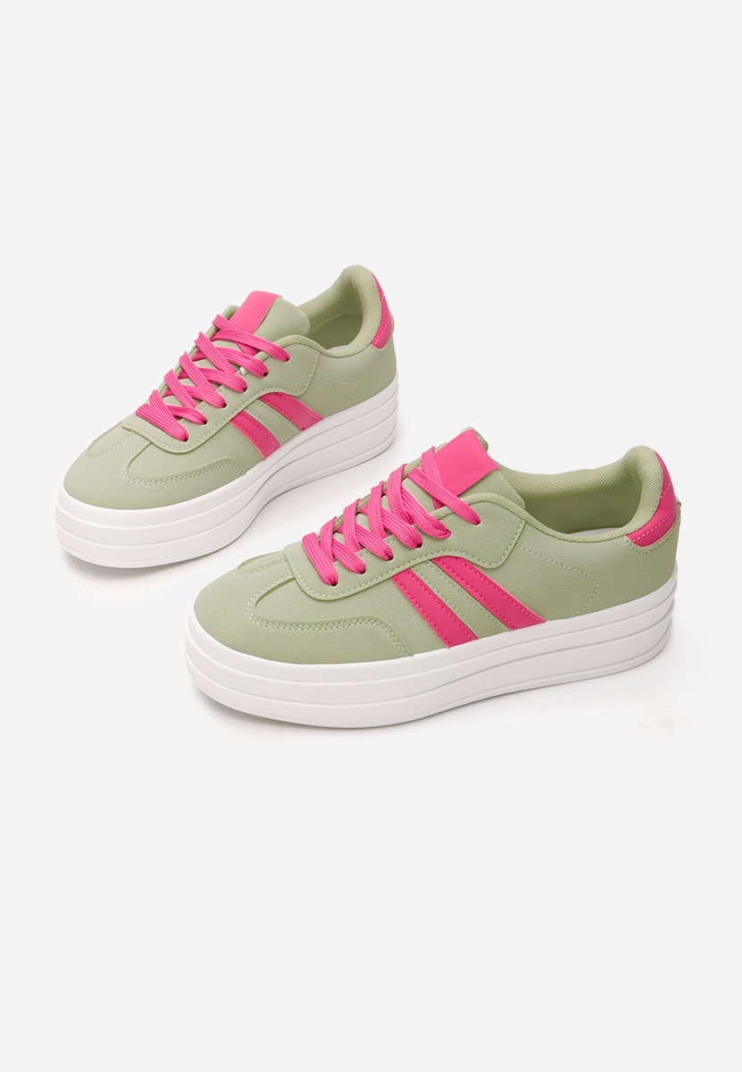 Zielone sneakersy damskie Allyna