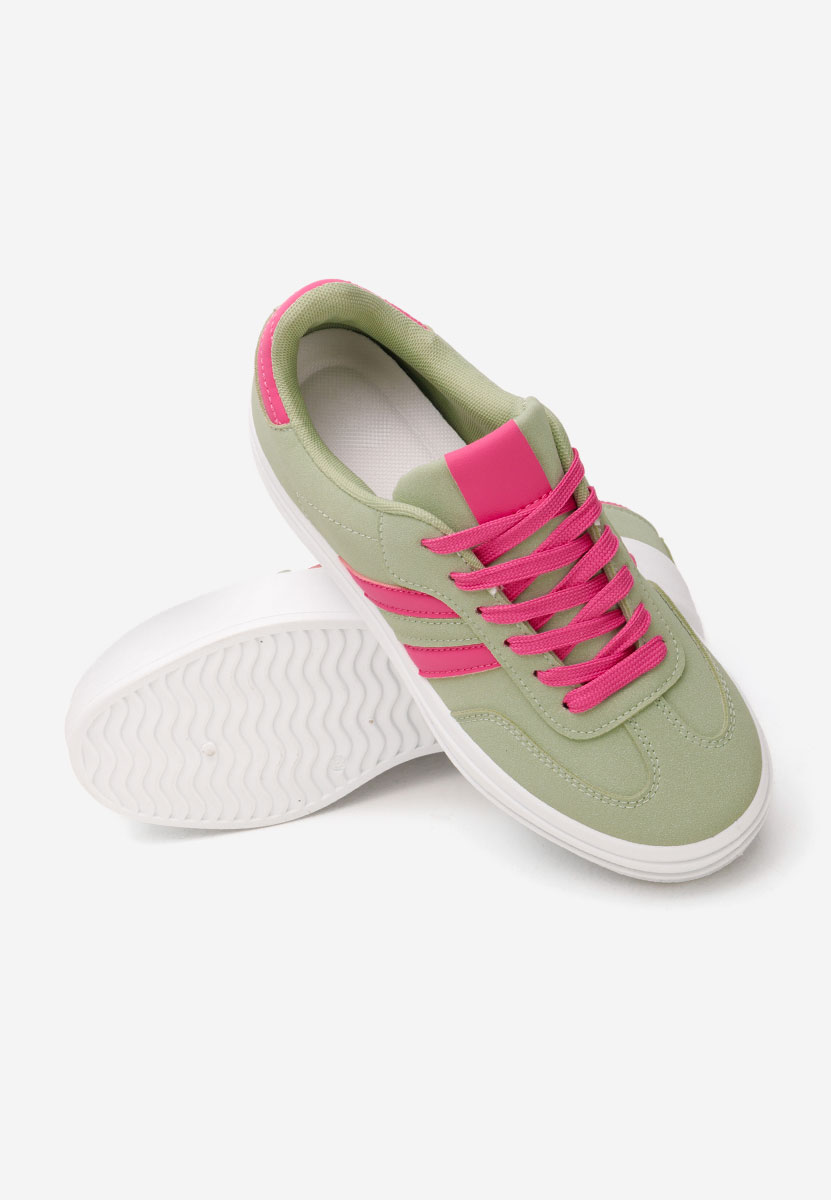 Zielone sneakersy damskie Allyna
