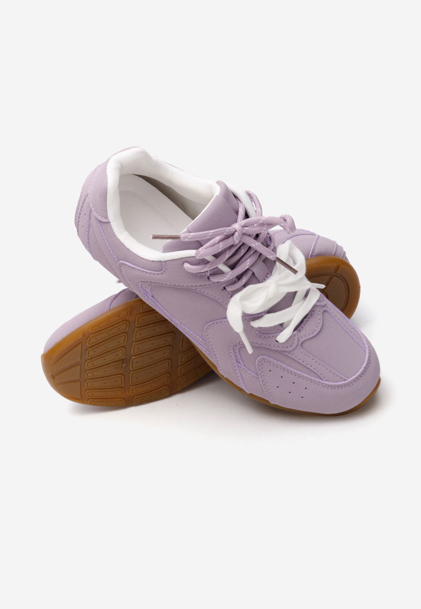 Fioletowe sneakersy damskie Charlie