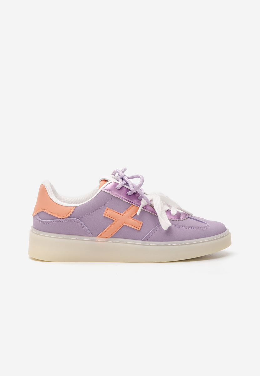 Fioletowe sneakersy damskie Livya