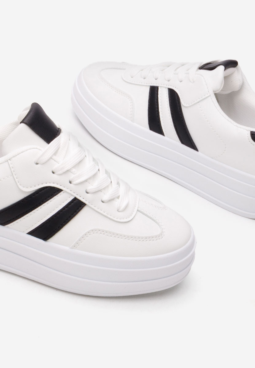 Białe sneakersy damskie Allyna