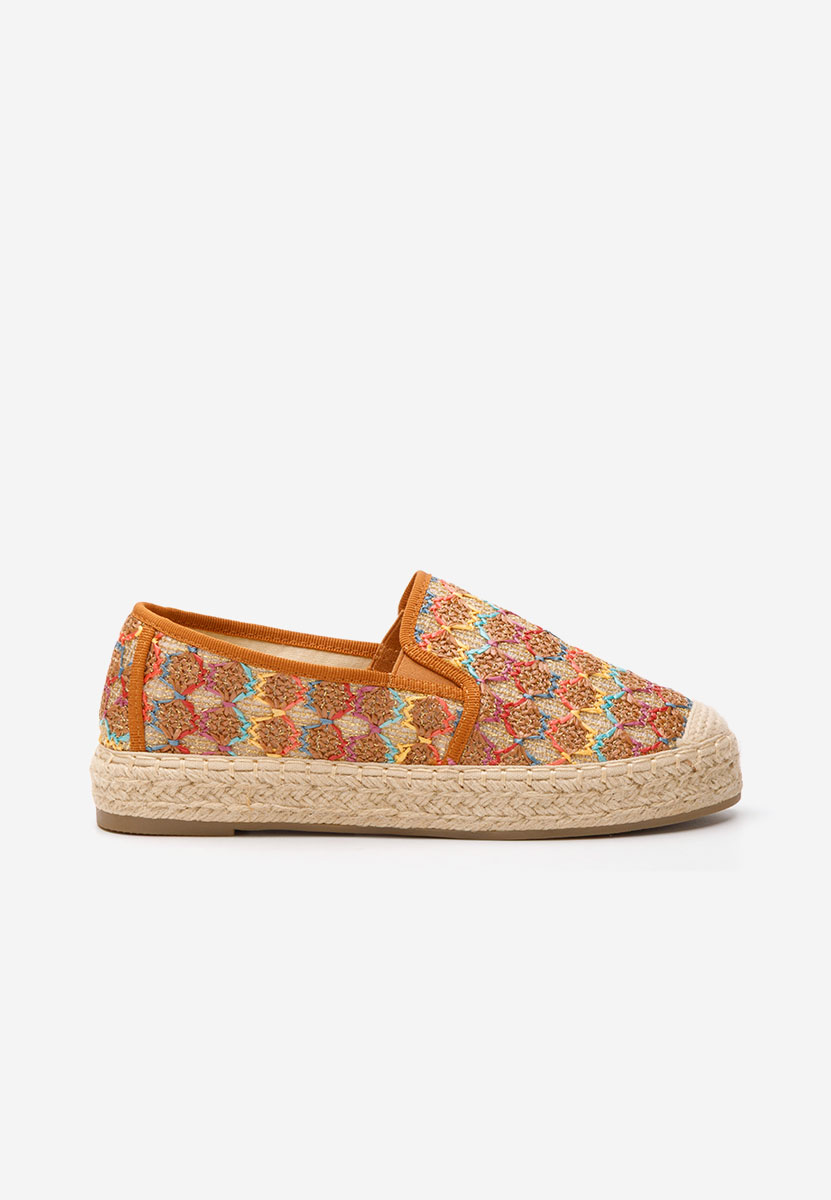 Camelowe espadryle damskie Kymberly