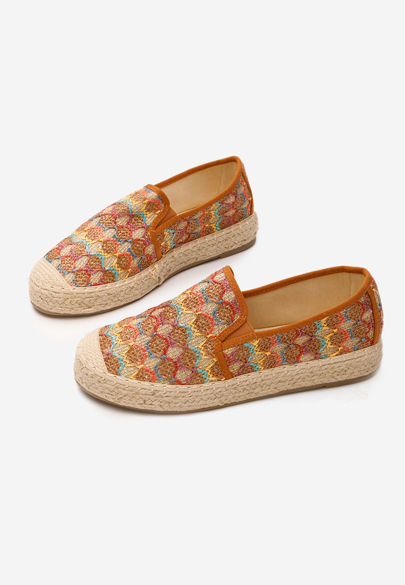 Camelowe espadryle damskie Kymberly