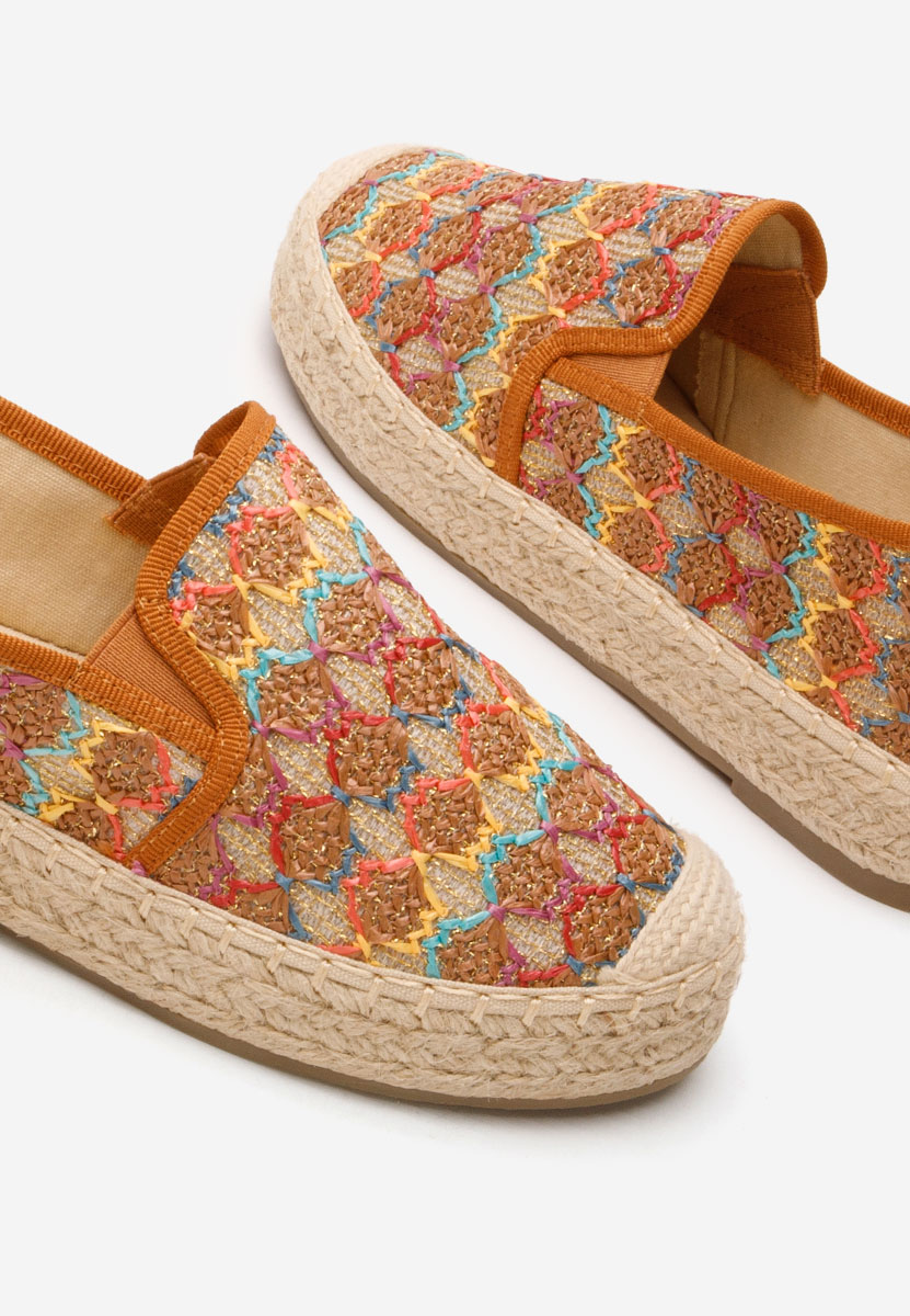Camelowe espadryle damskie Kymberly
