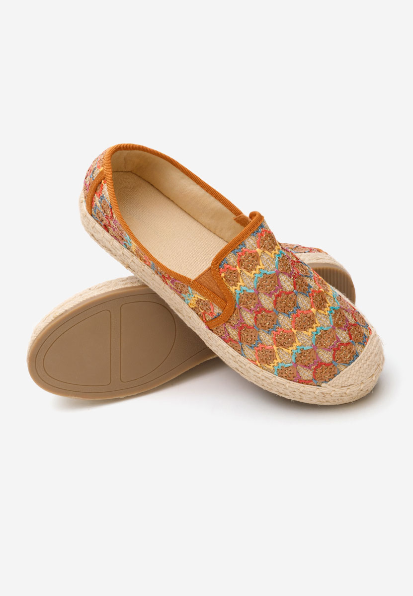 Camelowe espadryle damskie Kymberly