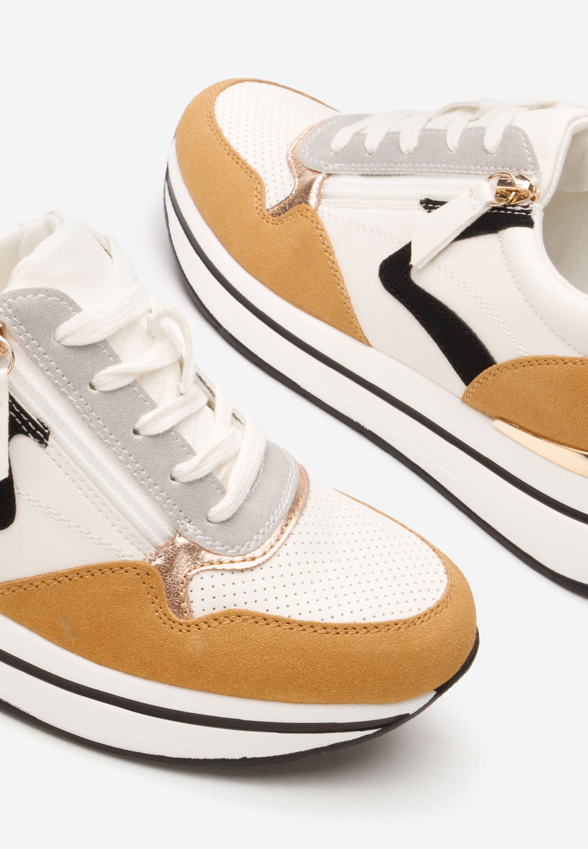 Białe sneakersy damskie Marilou