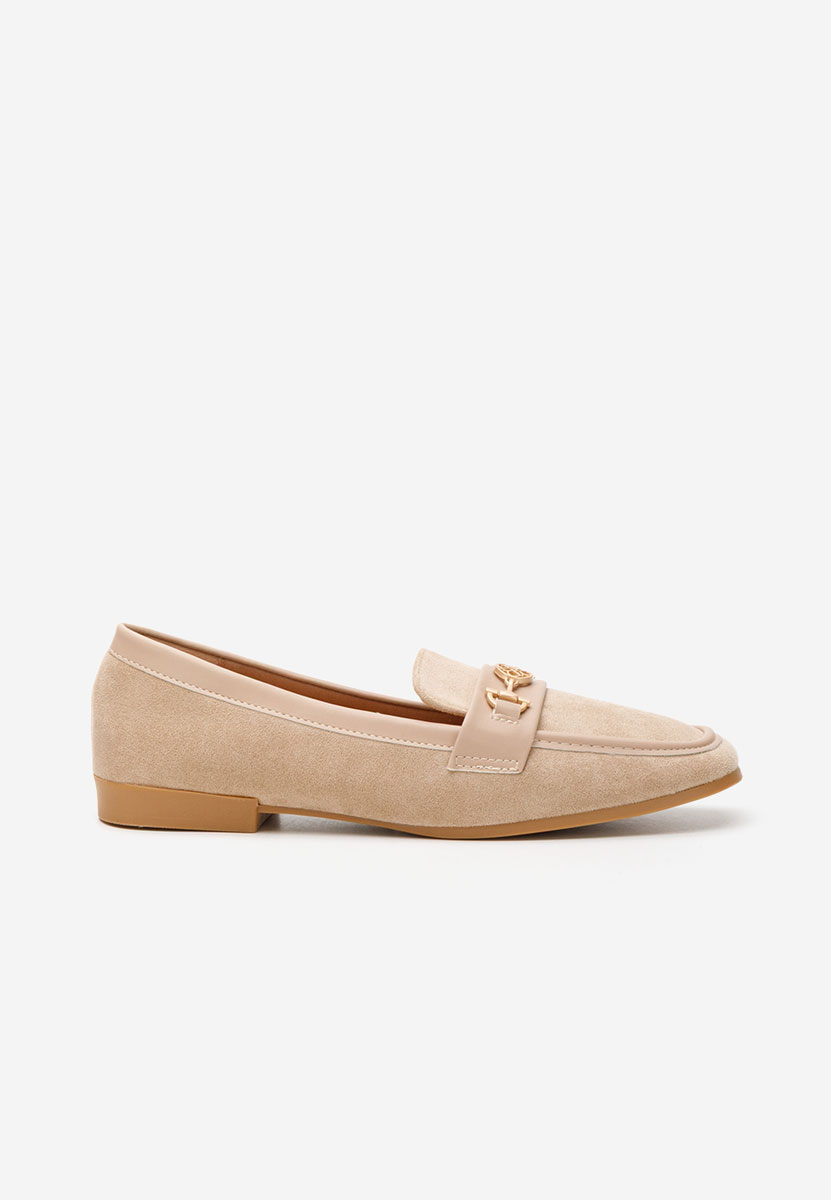 Khaki mokasyny damskie Carroll
