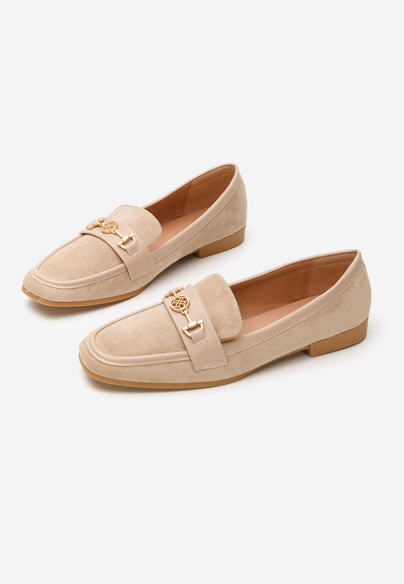 Khaki mokasyny damskie Carroll