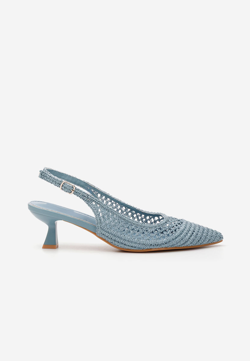 Niebieskie czółenka na szpilce Deloise