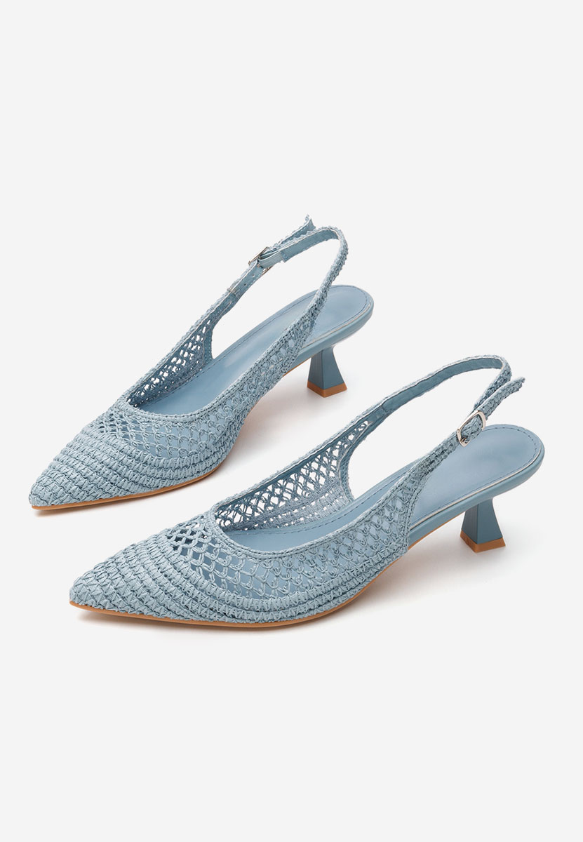 Niebieskie czółenka na szpilce Deloise