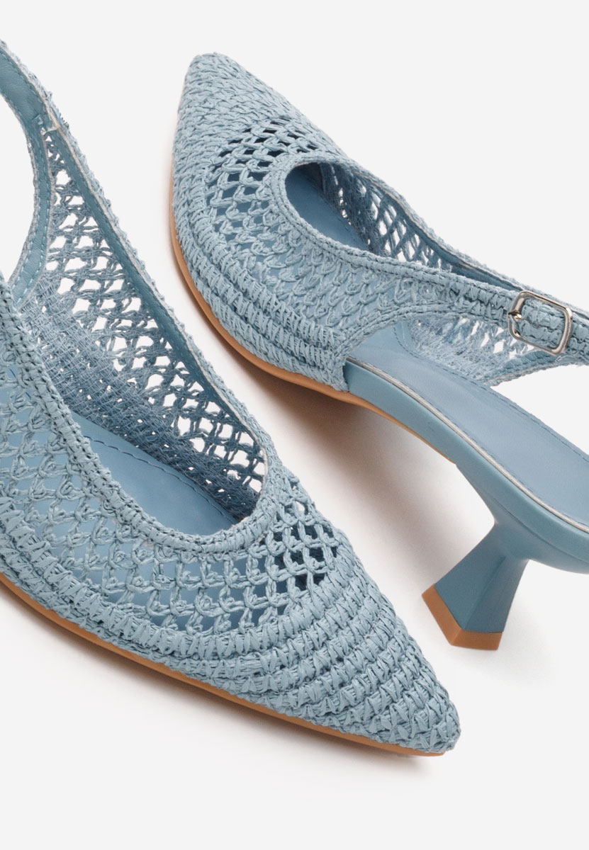 Niebieskie czółenka na szpilce Deloise