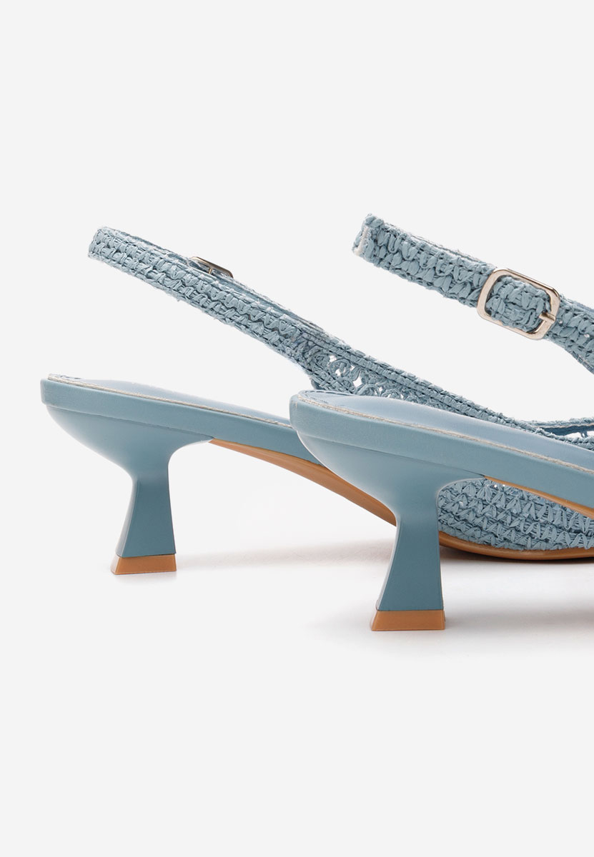 Niebieskie czółenka na szpilce Deloise
