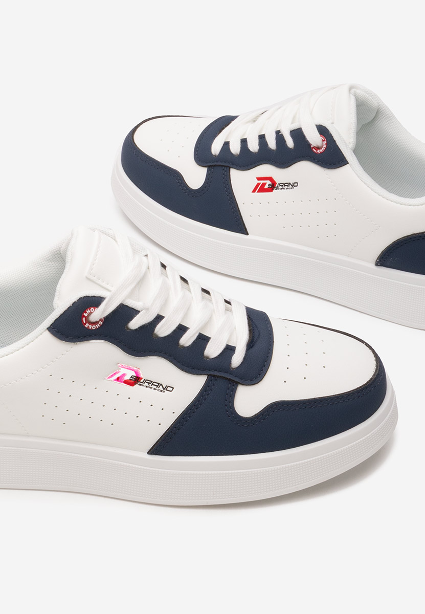 Białe sneakersy męskie Abraham