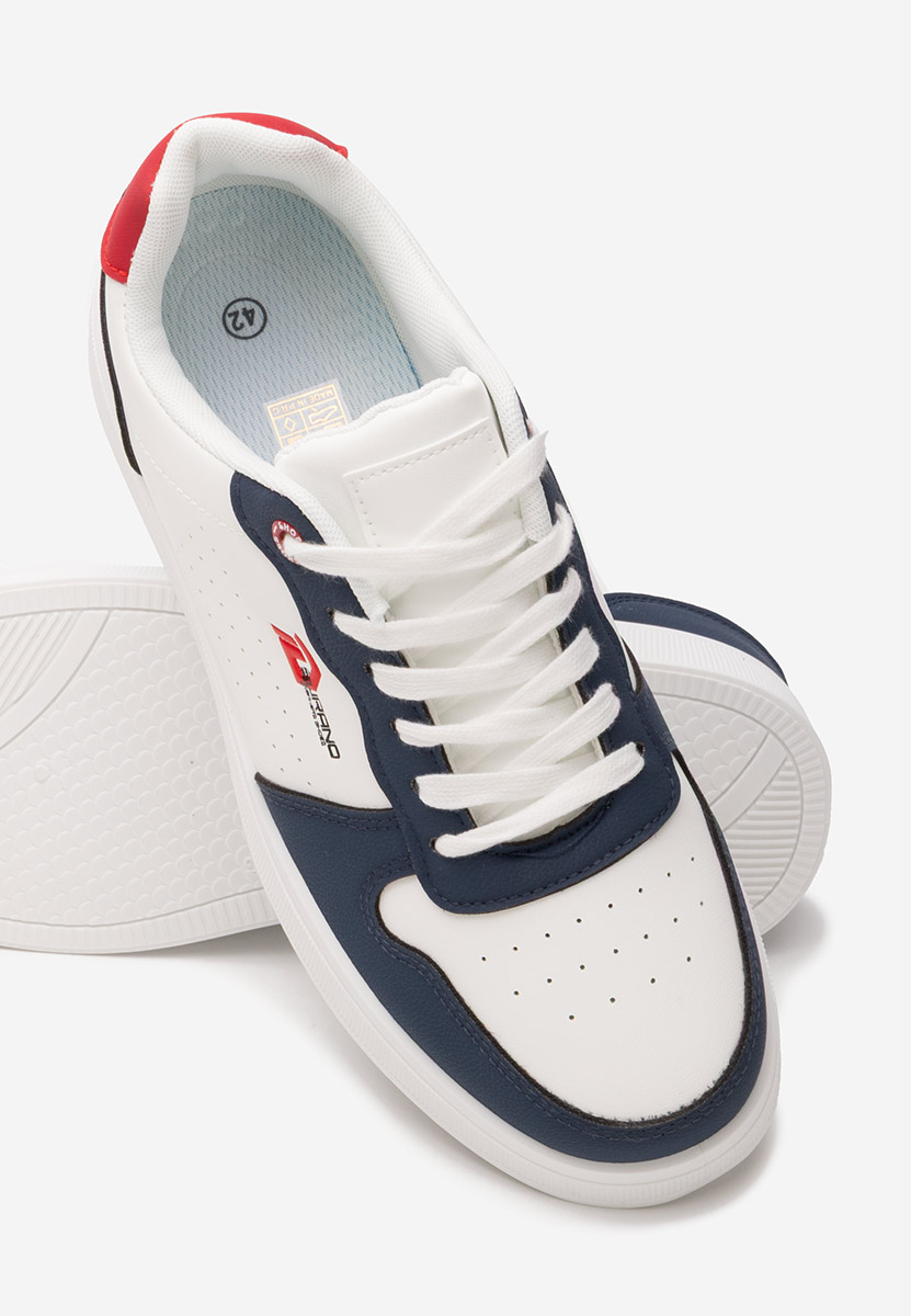 Białe sneakersy męskie Abraham