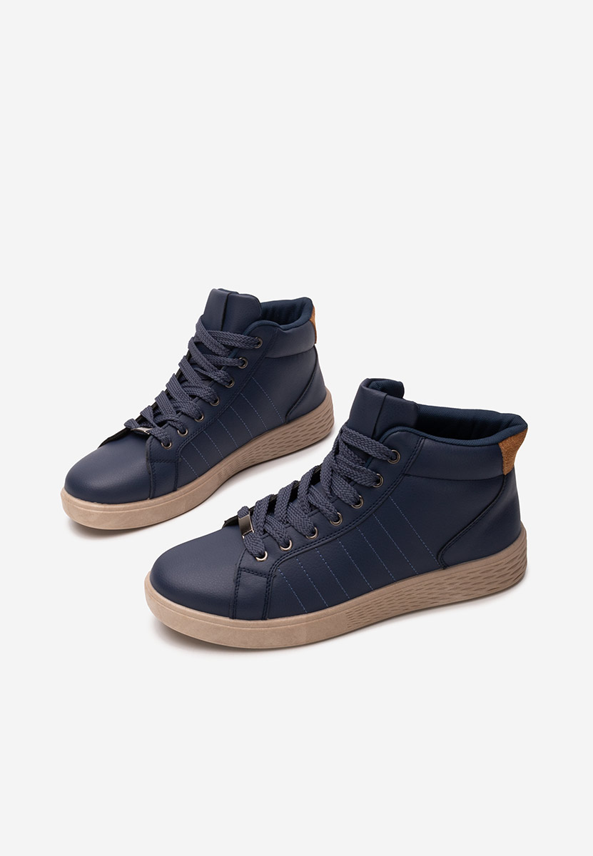 Granatowe sneakersy męskie Dustyn