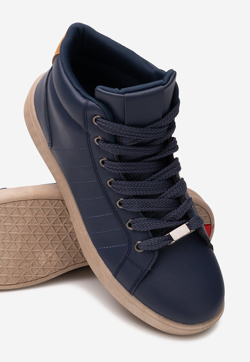 Granatowe sneakersy męskie Dustyn