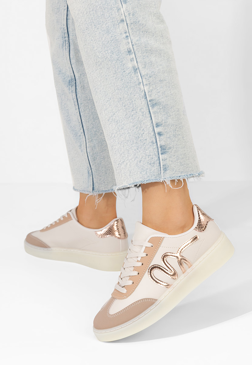 Khaki sneakersy damskie Melise