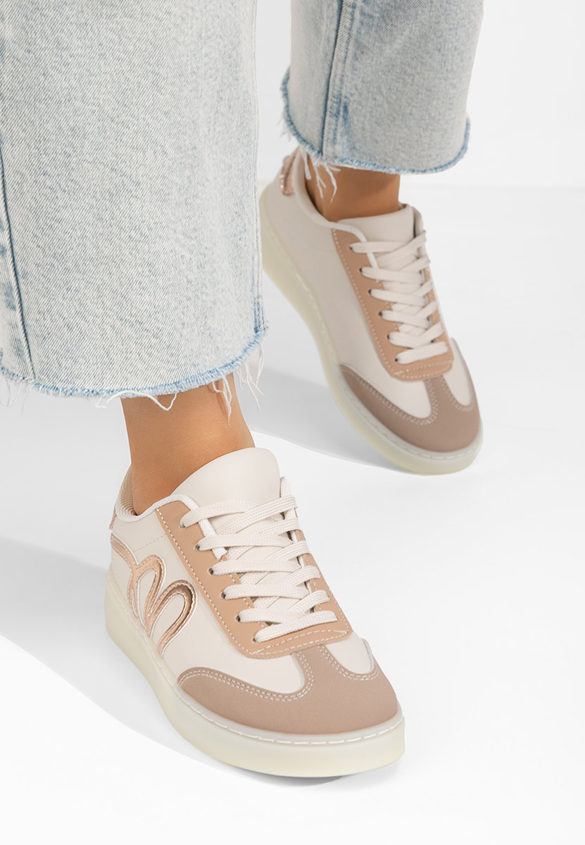 Khaki sneakersy damskie Melise