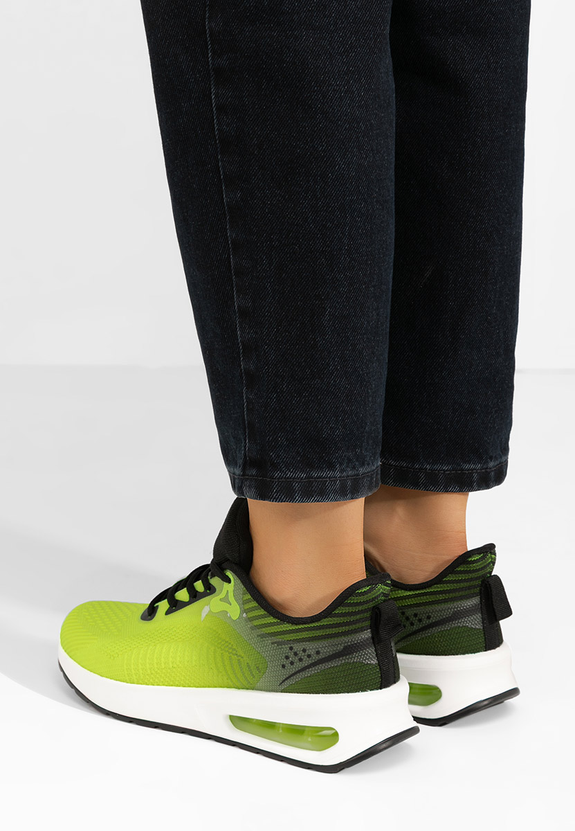 Zielone buty sportowe damskie Jeremya