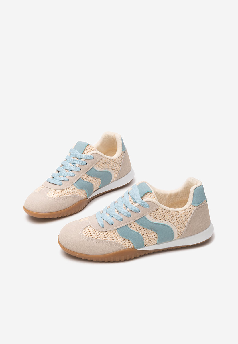 Niebieskie sneakersy damskie Victorina