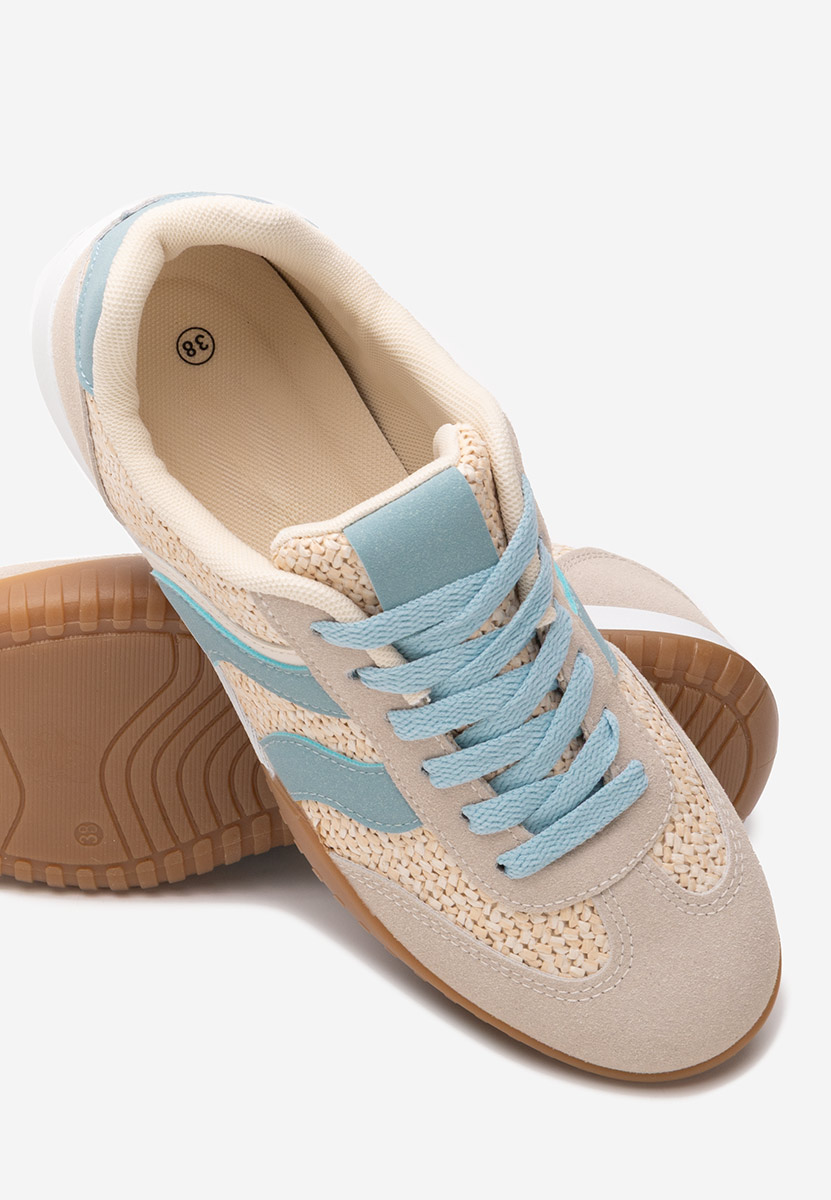 Niebieskie sneakersy damskie Victorina