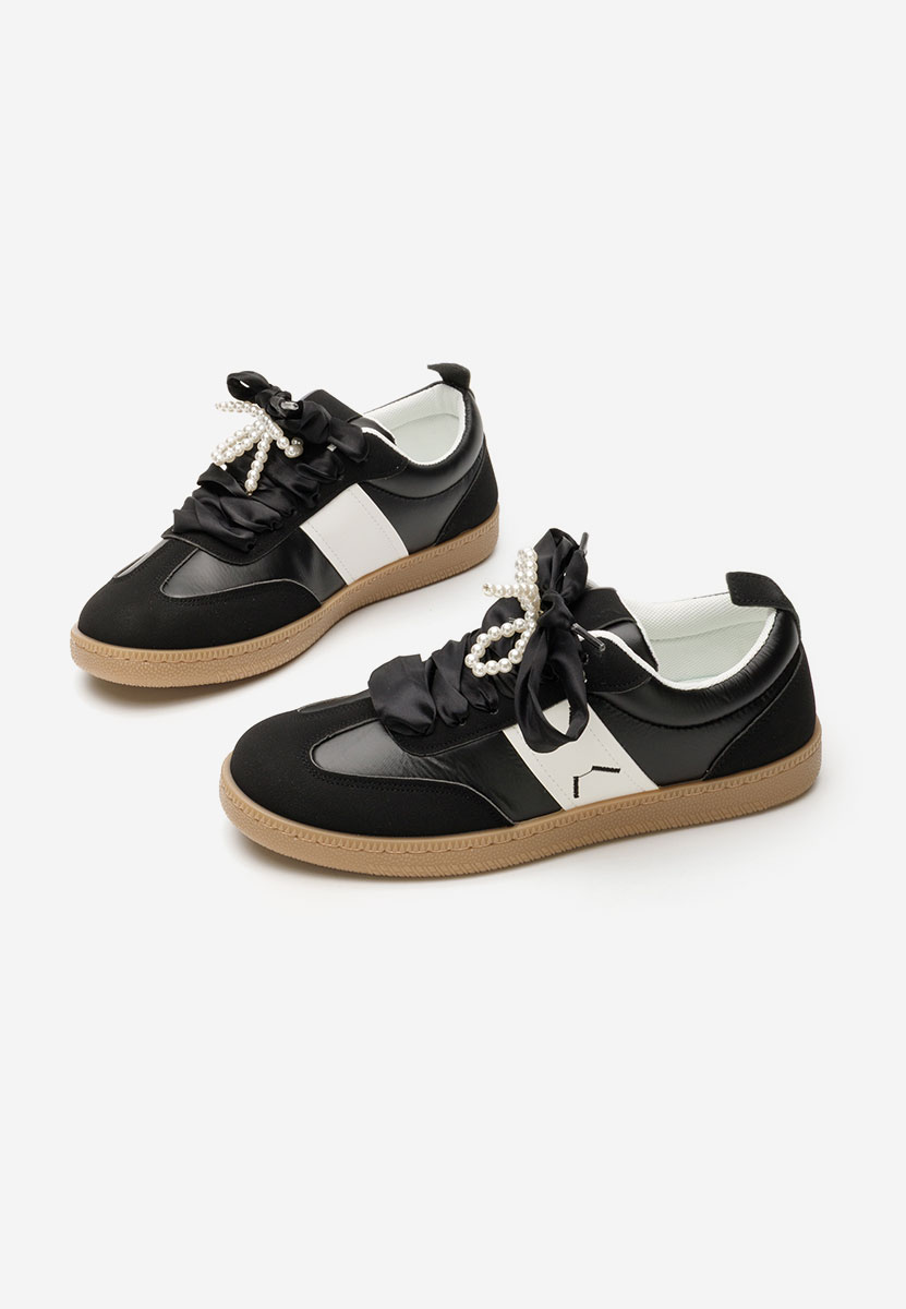 Czarne sneakersy damskie Jenette