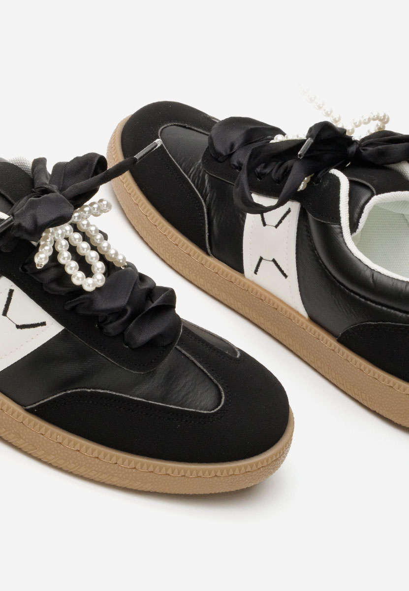 Czarne sneakersy damskie Jenette