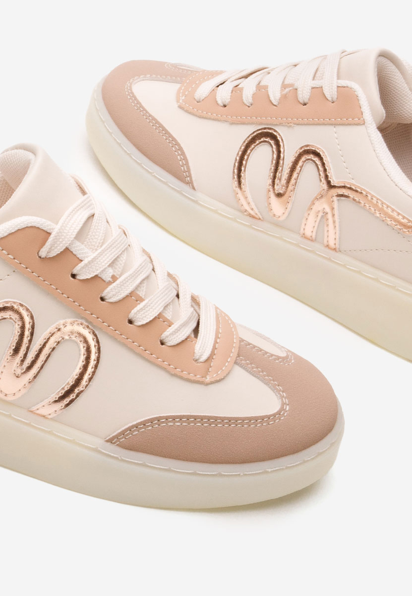 Khaki sneakersy damskie Melise