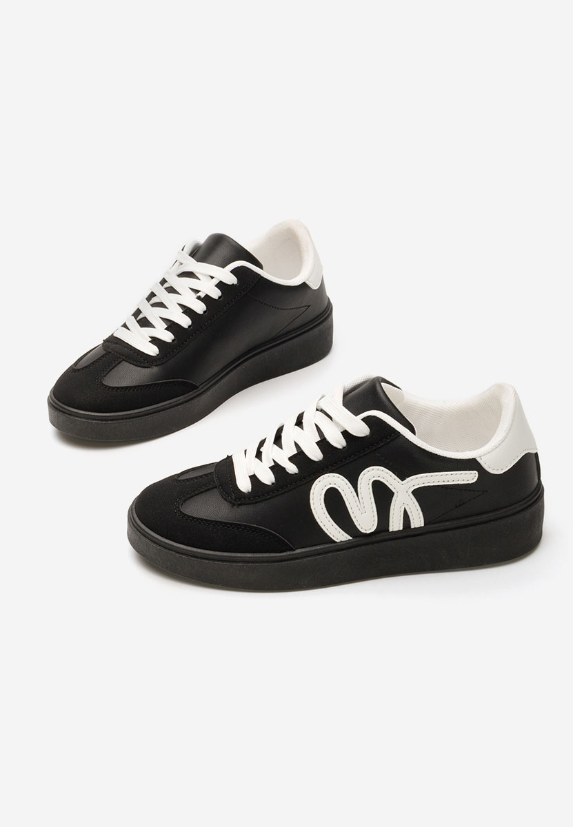 Czarne sneakersy damskie Melise