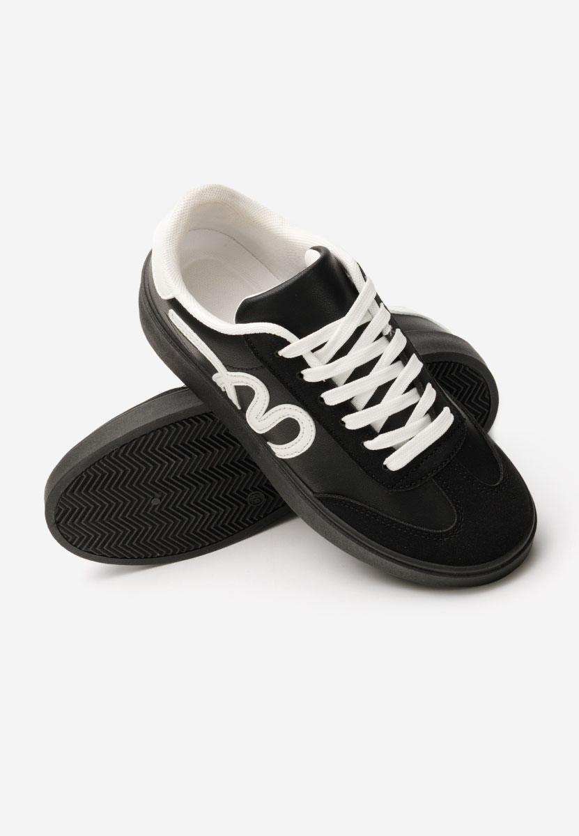 Czarne sneakersy damskie Melise