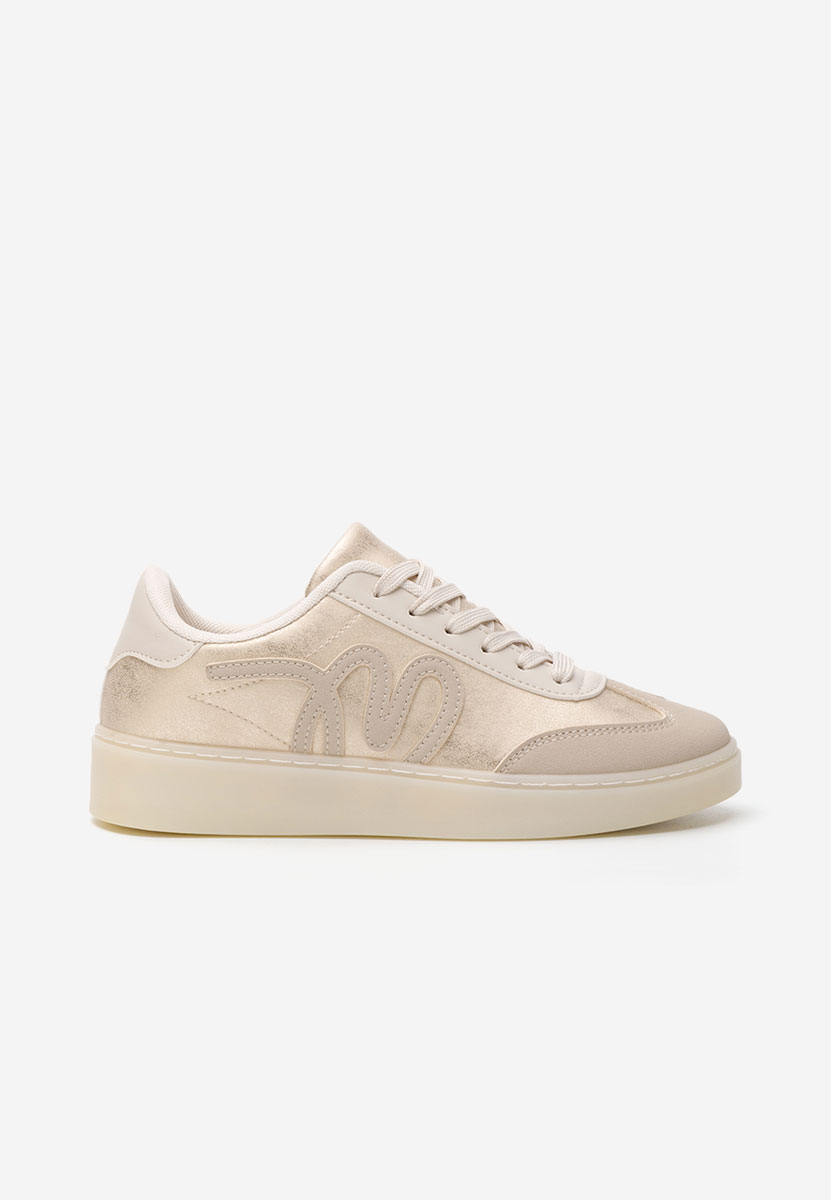 Beżowe sneakersy damskie Melise