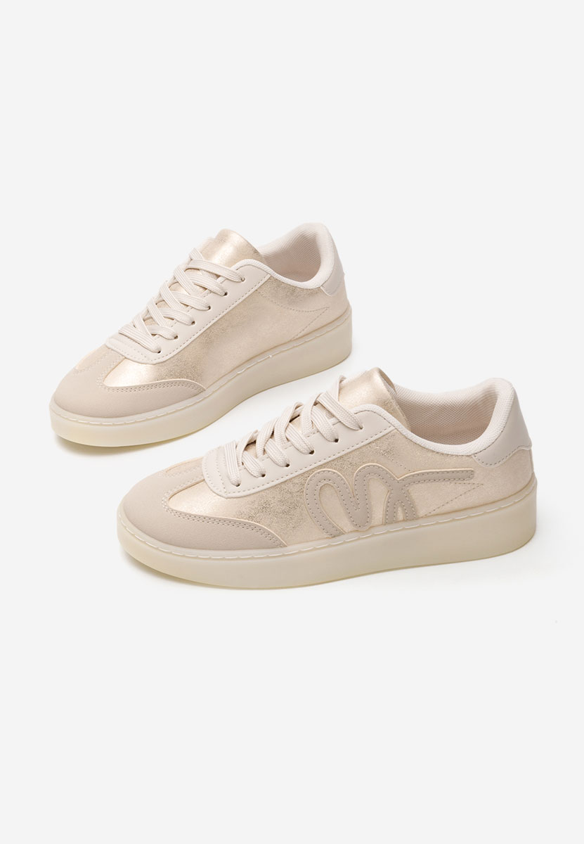 Beżowe sneakersy damskie Melise