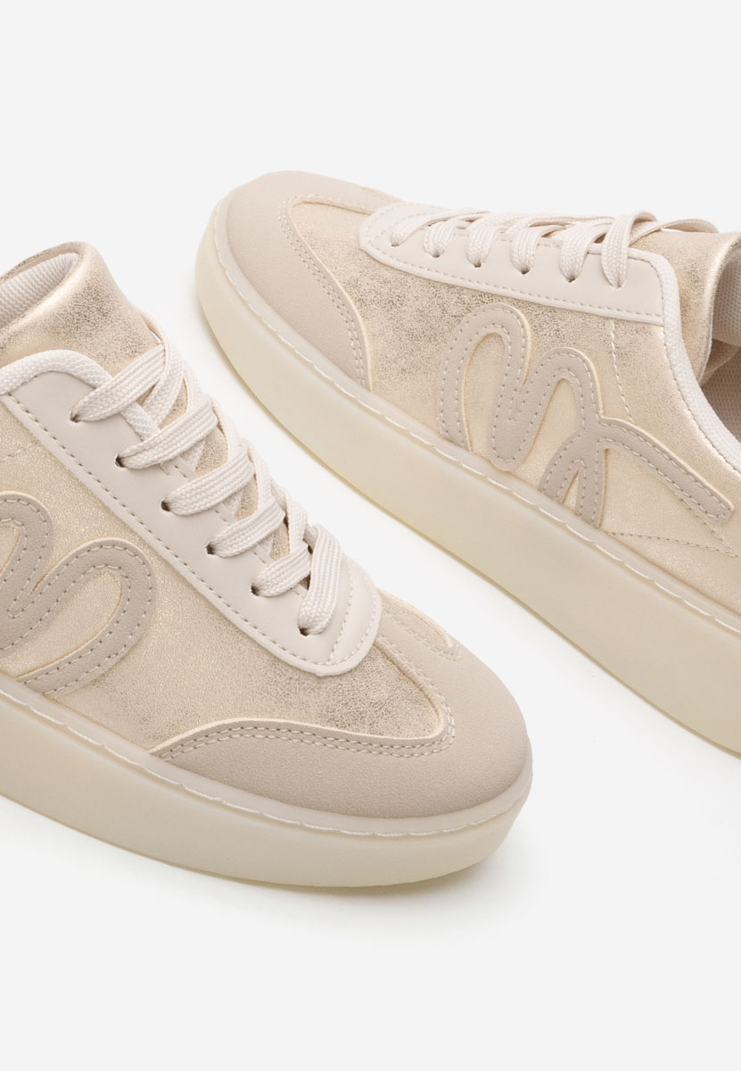 Beżowe sneakersy damskie Melise