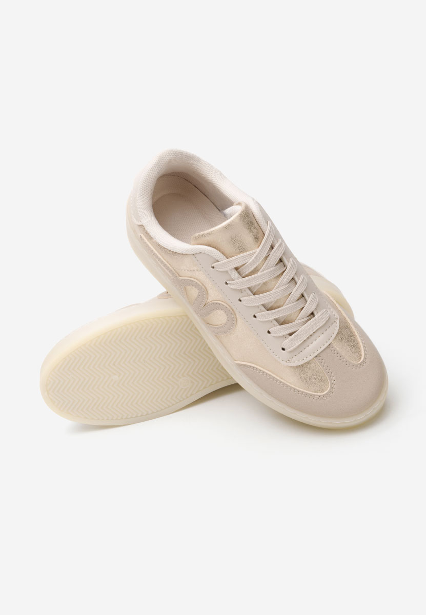 Beżowe sneakersy damskie Melise