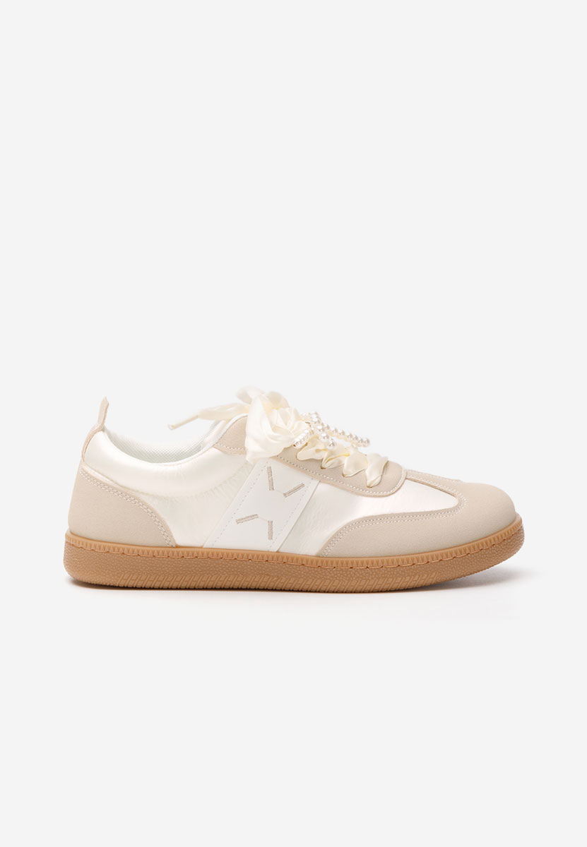 Beżowe sneakersy damskie Jenette