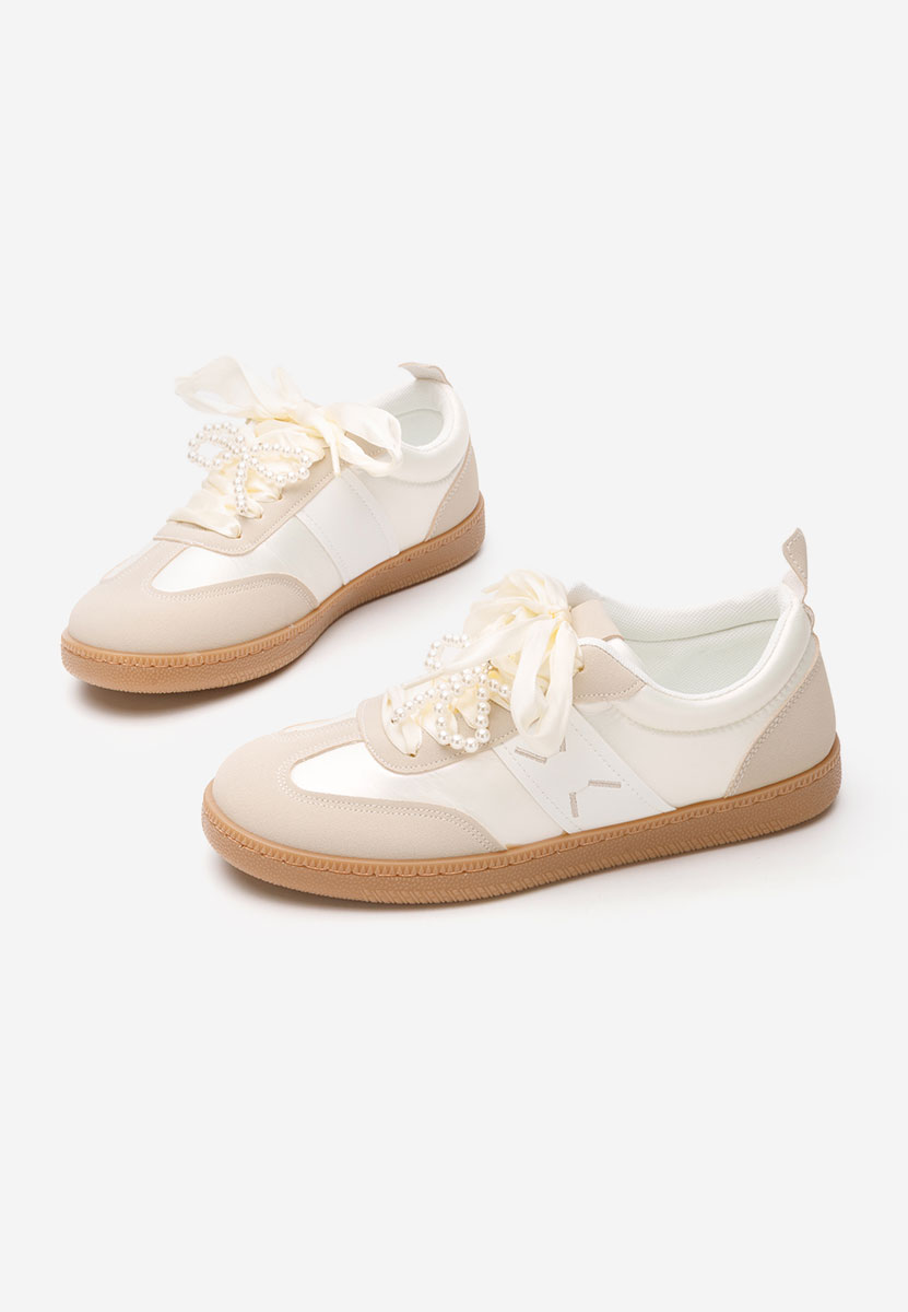 Beżowe sneakersy damskie Jenette