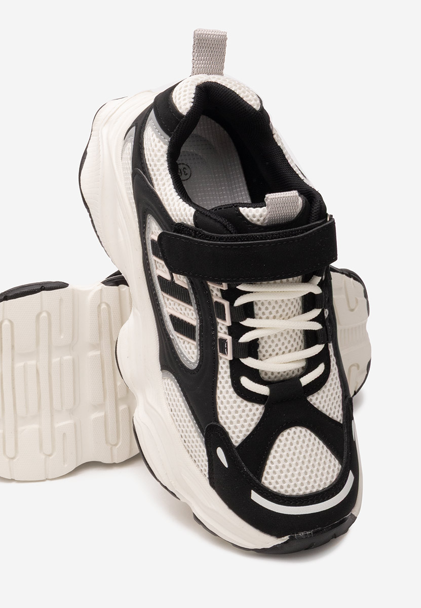 Czarne sneakersy chłopięce Flappo