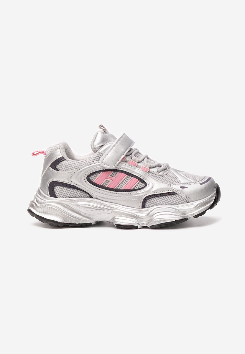 Srebrne sneakersy dziewczęce Zozzy