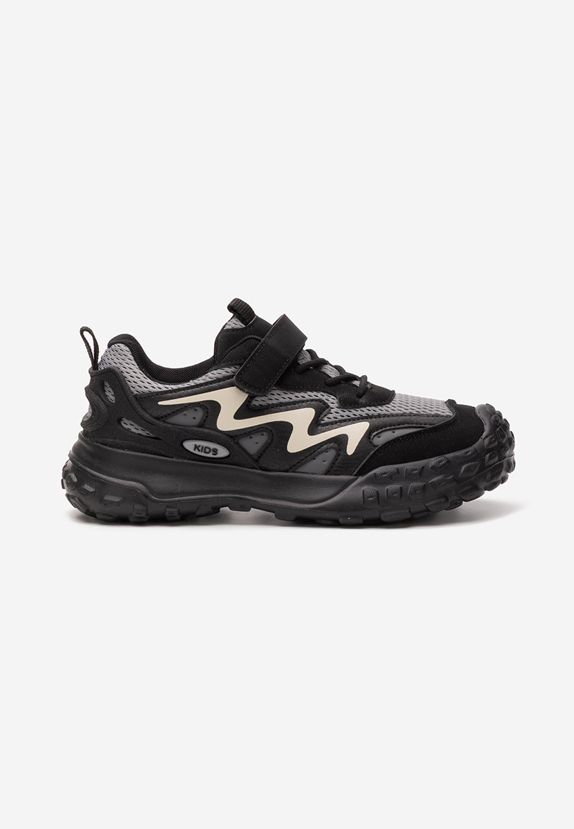 Czarne sneakersy chłopięce Snooksy