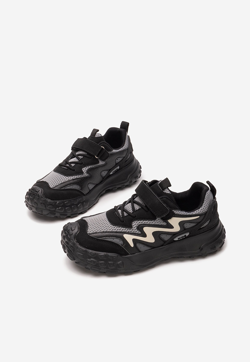 Czarne sneakersy chłopięce Snooksy
