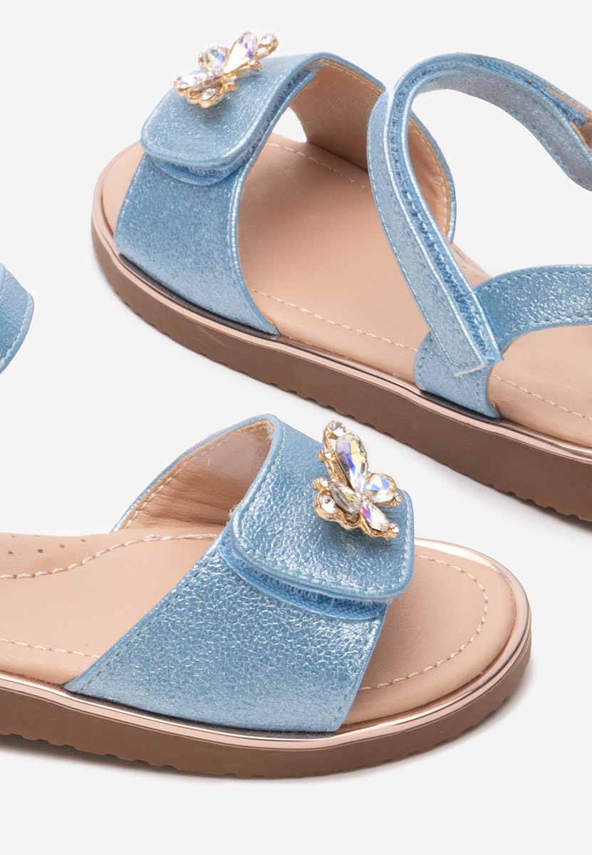 Niebieskie sandały dziewczęce Zyppo