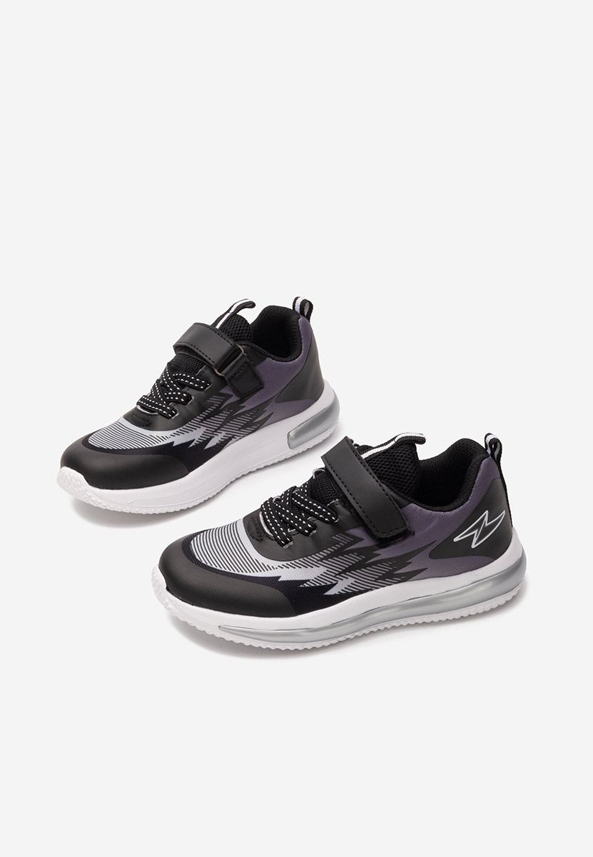 Czarne sneakersy chłopięce Fimbo