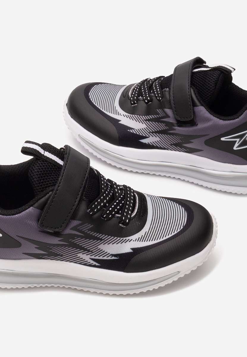 Czarne sneakersy chłopięce Fimbo