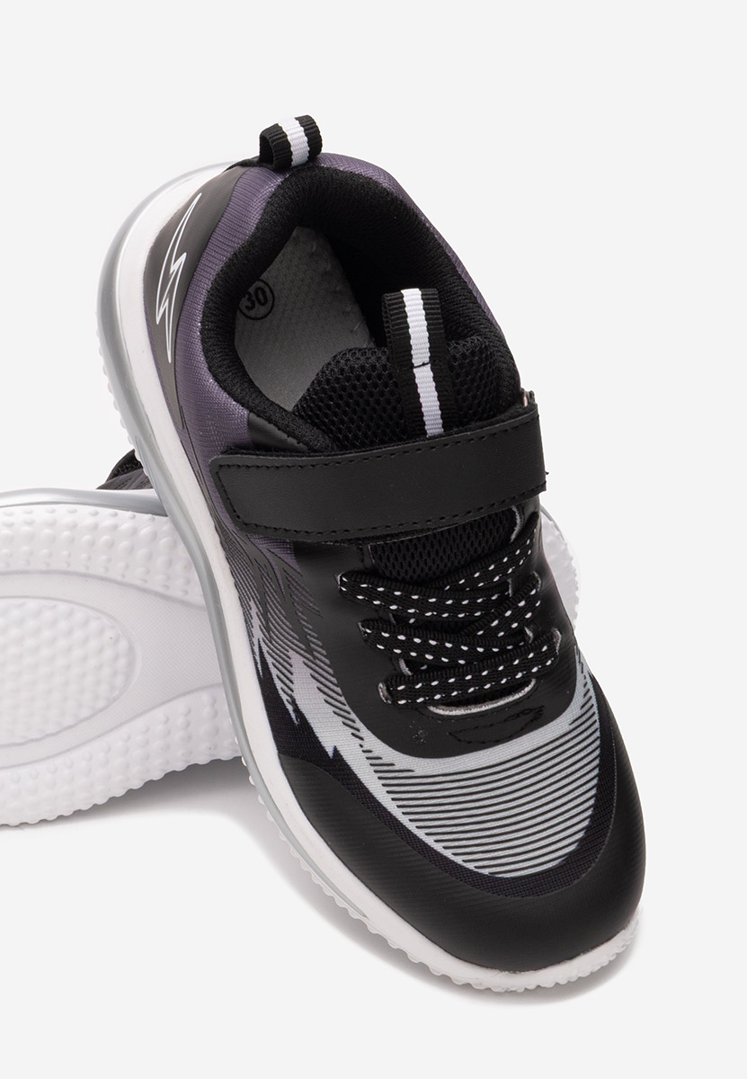 Czarne sneakersy chłopięce Fimbo