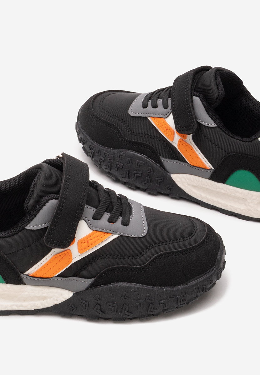 Czarne sneakersy chłopięce Fumbo